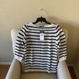 Women Chaps Striped Sweater